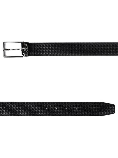 Gancini Reversible Adjustable Leather Belt Black - SALVATORE FERRAGAMO - BALAAN 2