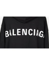 Back Logo Hoodie Black XL - BALENCIAGA - BALAAN 2