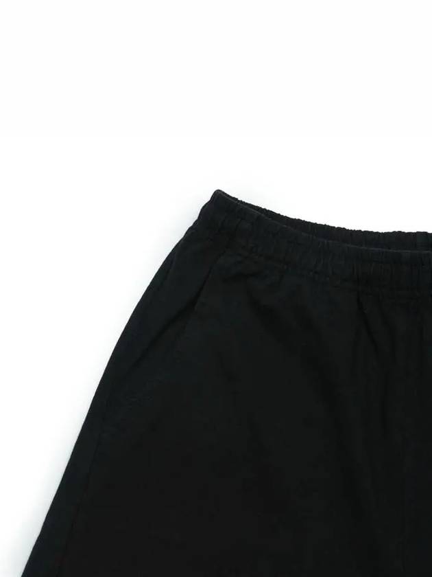 Logo Print Banded Waist Shorts Black - SPORTY & RICH - BALAAN 4