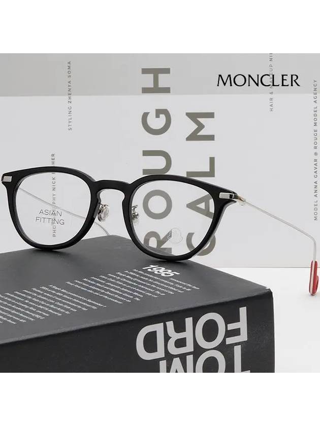 Eyewear Horn-Rim Eyeglasses Black - MONCLER - BALAAN 3