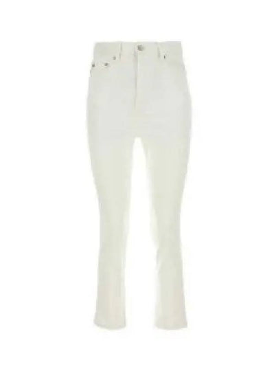 Pantalon Cropped Slim Fit Jeans White - AMI - BALAAN 2