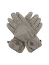 Logo Nylon Gloves Beige - STONE ISLAND - BALAAN 2