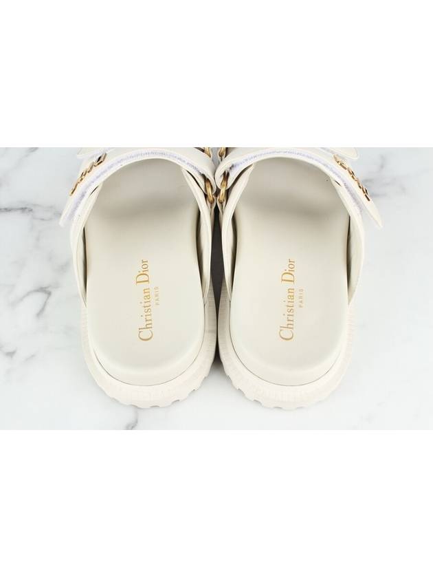 Gold velcro sandal slippers 37 240 - DIOR - BALAAN 7