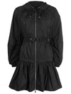 Women's Berniers Nylon Long Jacket Black - MONCLER - BALAAN 2