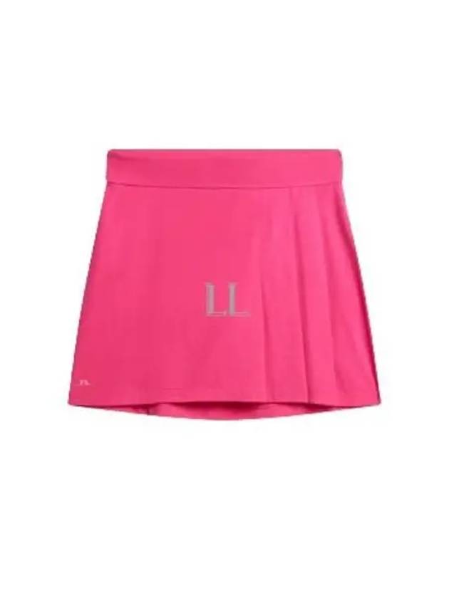 Thea Pleated Mini Skirt Fuchsia Purple - J.LINDEBERG - BALAAN 2