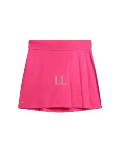 Thea Pleated Mini Skirt Fuchsia Purple - J.LINDEBERG - BALAAN 2