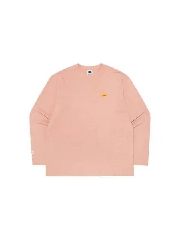 KODAK Apparel Essential Signature Logo Long Sleeve T shirt PINK - KODO - BALAAN 1