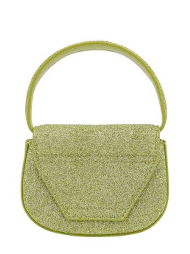 1DR XS Glitter Fabric Shoulder Bag Green - DIESEL - BALAAN 3