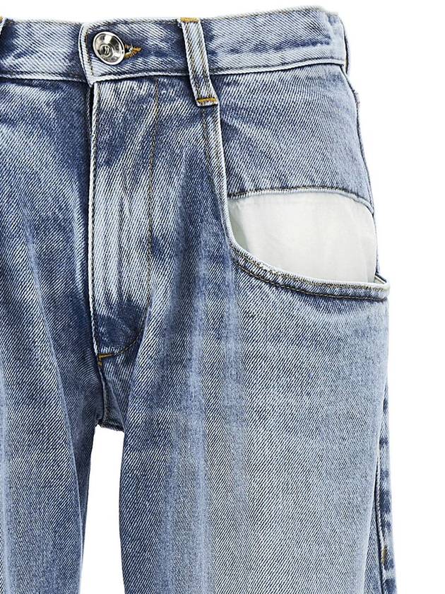 Five Pocket Straight Jeans Blue - MAISON MARGIELA - BALAAN 4