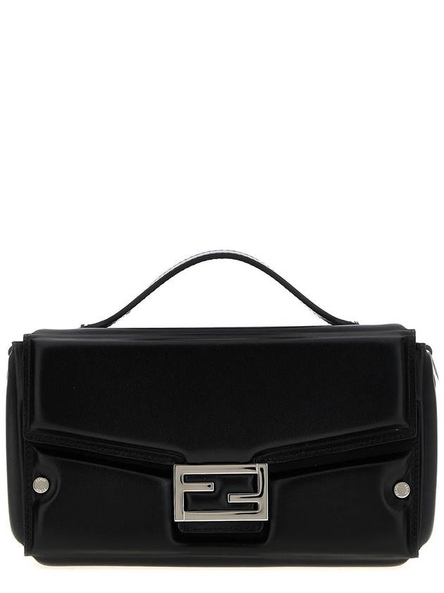 Trunk Soft Padded Leather Tote Bag Black - FENDI - BALAAN 2