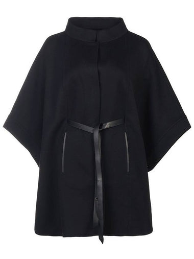 Salzburg Cashmere Cape Black - LORO PIANA - BALAAN 1