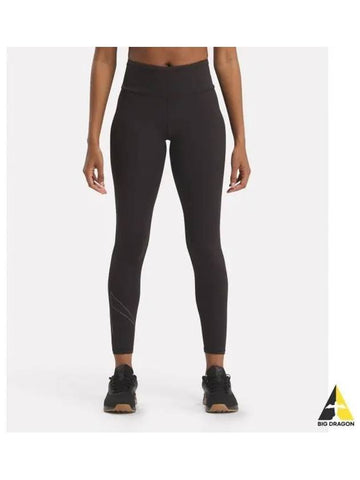 Lux Bold Graphic Leggings Women Black 100075366 - REEBOK - BALAAN 1