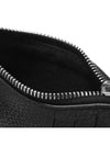 Stitched Zipper Leather Card Wallet Black - MAISON MARGIELA - BALAAN 5