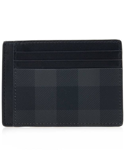 Check Money Clip Card Wallet Grey - BURBERRY - BALAAN 2