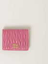 Matelasse Leather Half Wallet Begonia Pink - MIU MIU - BALAAN 2