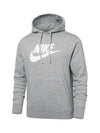 Men's NSW Club Fleece Basketball Hoodie Grey - NIKE - BALAAN 5