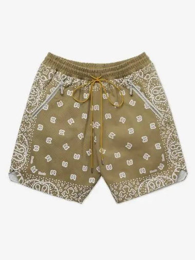 Bandana Shorts Pants Khaki RHSS23SH46009481 - RHUDE - BALAAN 1