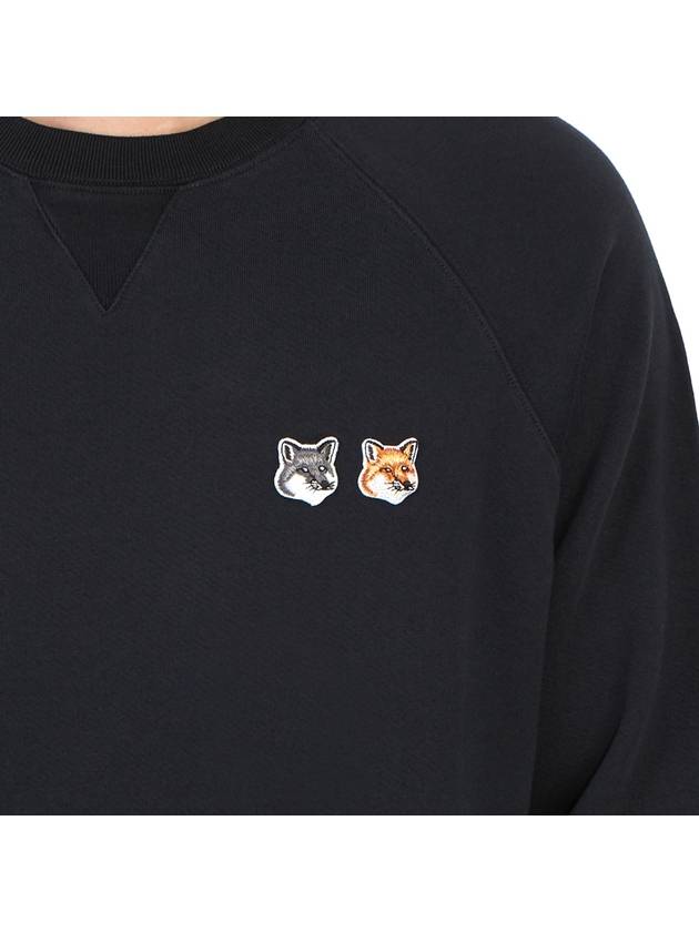 Double Fox Head Patch Classic Sweatshirt Anthracite - MAISON KITSUNE - BALAAN 9