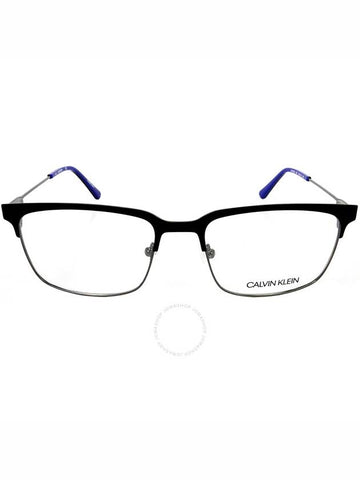 Calvin Klein Demo Rectangular Men's Eyeglasses CK18109 001 55 - CALVIN KLEIN - BALAAN 1