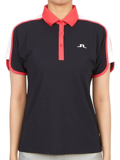 Golf wear women s collar short sleeve t shirt GWJT08096 6855 - J.LINDEBERG - BALAAN 2