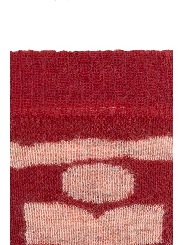 Isabel Marant Socks Shona, Women's, Red - ISABEL MARANT - BALAAN 2