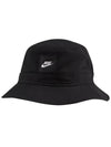 Sportswear Futura Core Bucket Hat Black - NIKE - BALAAN.