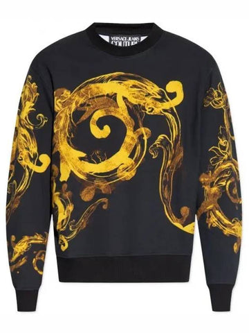 24 WATERCOLOR COUTURE SWEATSHIRT 76GAI3RW FS141 G89 - VERSACE - BALAAN 1