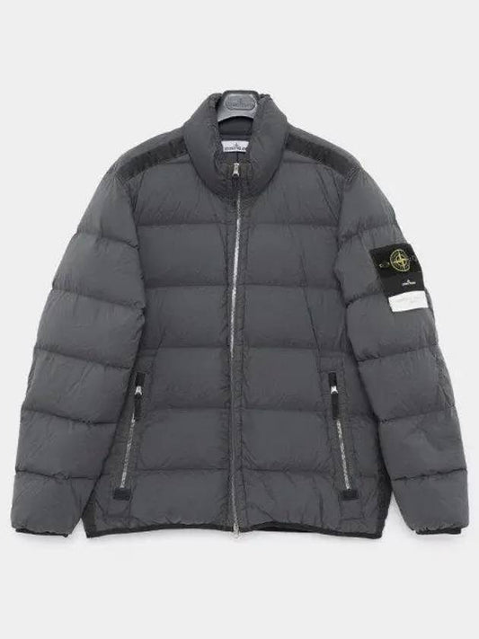 Seamless Tunnel Nylon Down Padding  Lead Gray - STONE ISLAND - BALAAN 2