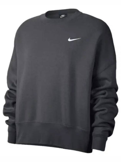 Trend Fleece Crewneck Sweatshirt Anthracite - NIKE - BALAAN 2