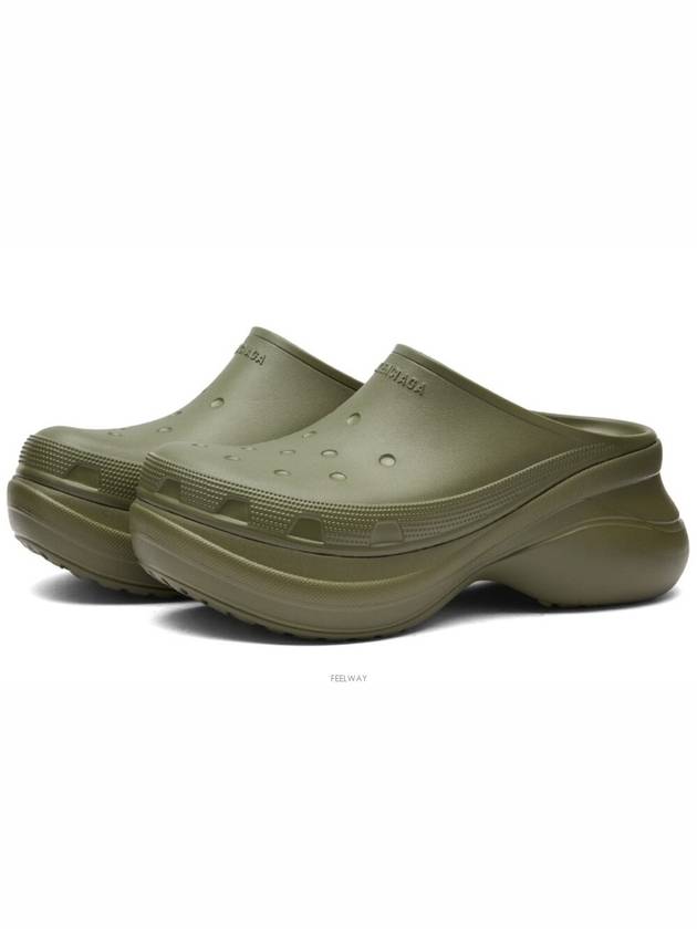 Rubber Mule Khaki - BALENCIAGA - BALAAN 2