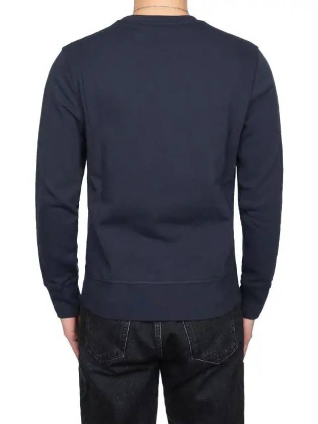 Embroidered Logo Sweatshirt Navy - ALEXANDER MCQUEEN - BALAAN 6