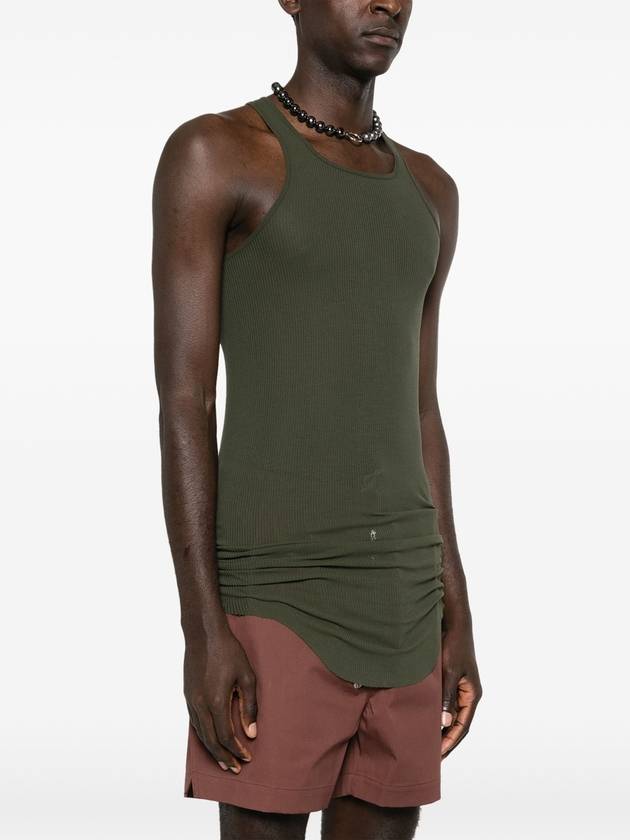 Basic fine-ribbed tank top - RICK OWENS - BALAAN 4