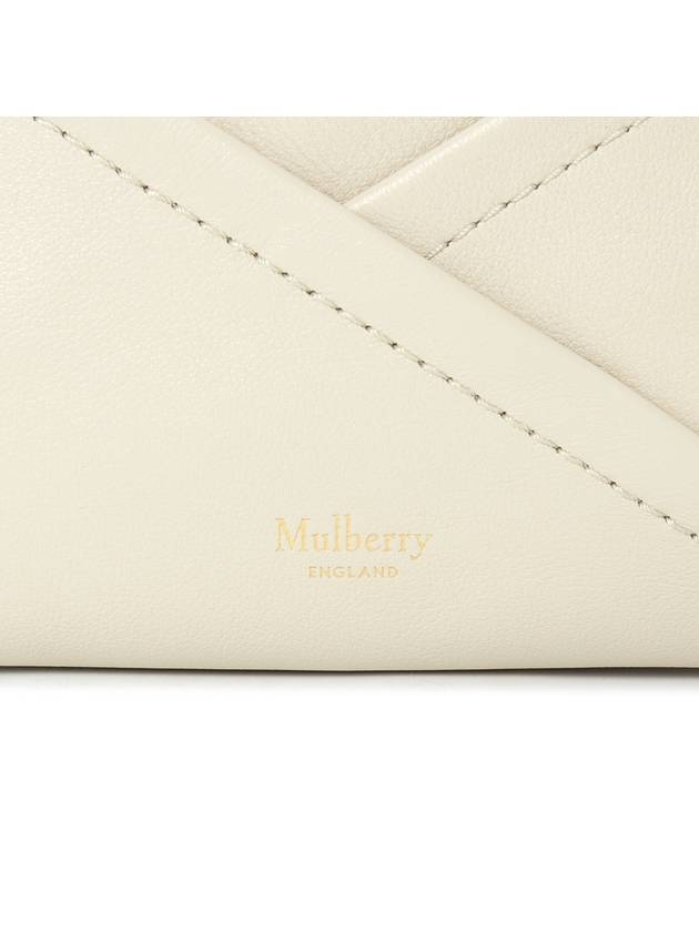 M Zipper Pouch Silky Calf Tote Bag Chalk - MULBERRY - BALAAN 9