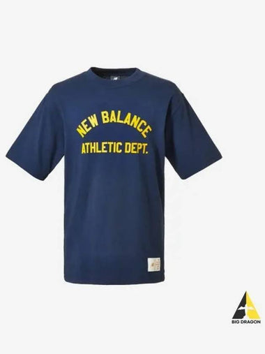 Uni Athletic Shorts Tee 59 Navy - NEW BALANCE - BALAAN 1