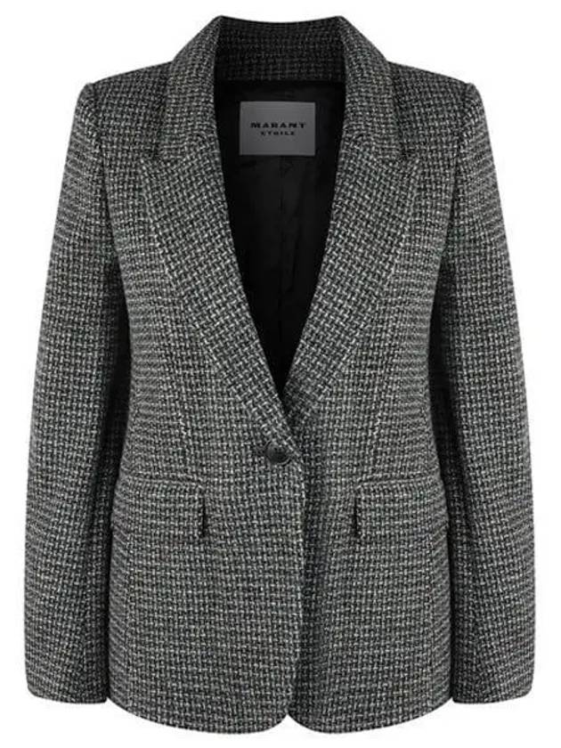 23FW VE0129FA A3D17E 02GY Kirsten Women’s Jacket Gray 996719 - ISABEL MARANT - BALAAN 1