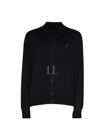 Kilburn Men s Cardigan MK044Z BLACK - ALLSAINTS - BALAAN 1