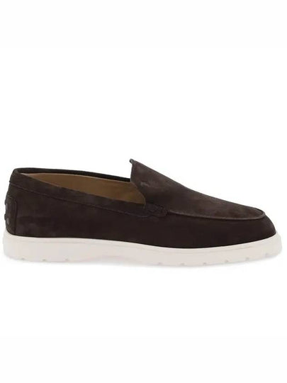 Casual Suede Slipper Loafers Brown - TOD'S - BALAAN 2