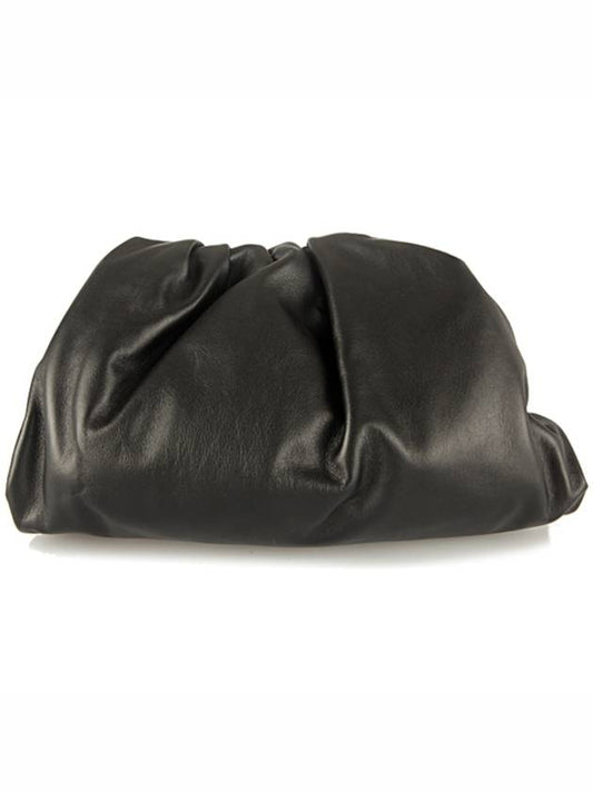 Nappa Pouch Dumpling Clutch Bag Black - BOTTEGA VENETA - BALAAN 2