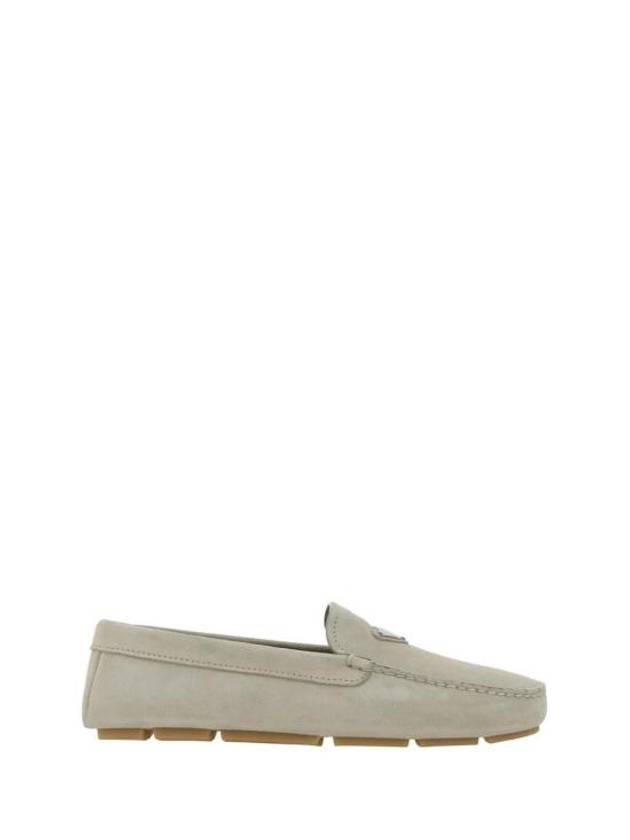 Suede Loafers Desert Beige - PRADA - BALAAN 2