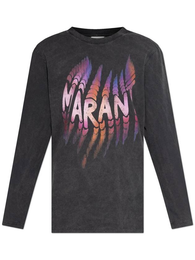 Marant Etoile T-shirt Martine, Women's, Grey - ISABEL MARANT ETOILE - BALAAN 1