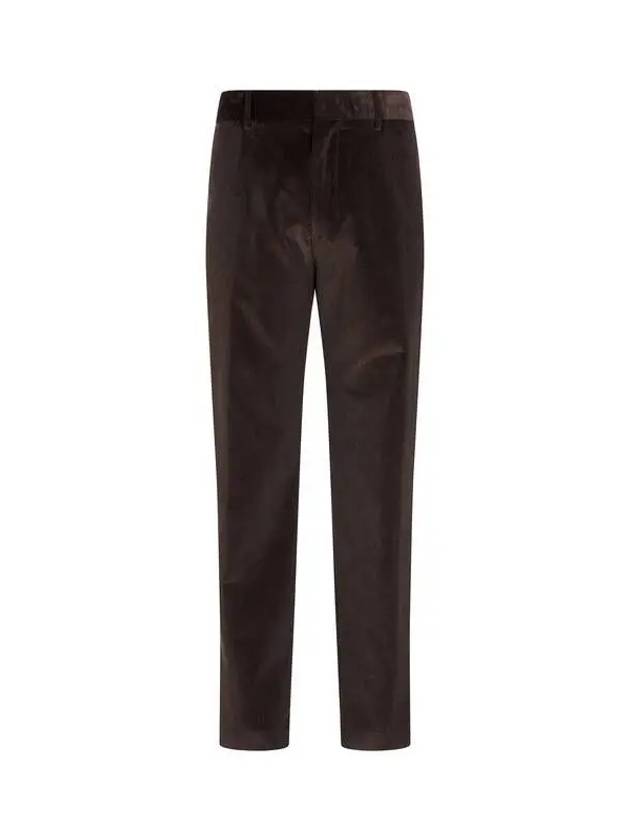 Tapered leg corduroy pants dark brown - PAUL SMITH - BALAAN 1