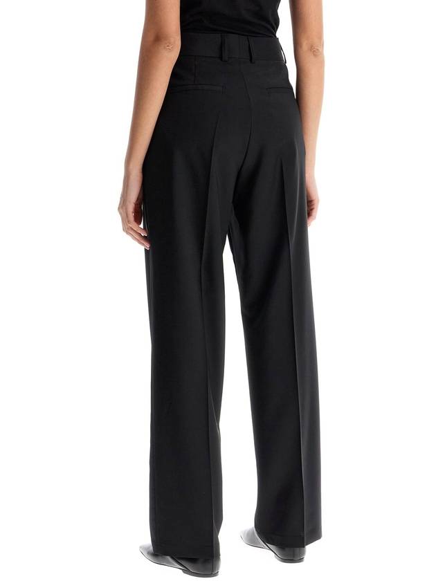 high-waisted black wool dress pants regular fit - FILIPPA-K - BALAAN 3