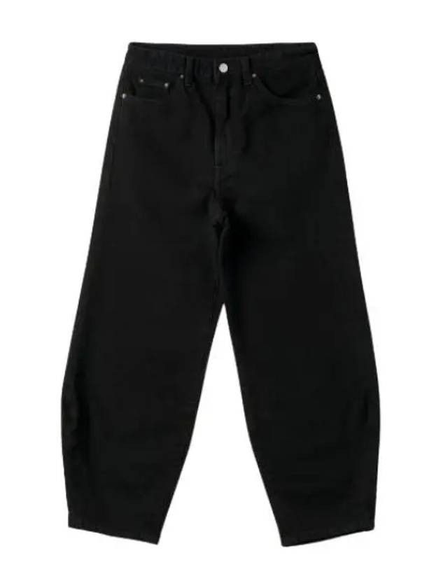 Barrel Leg Denim Pants Black Jeans - TOTEME - BALAAN 1