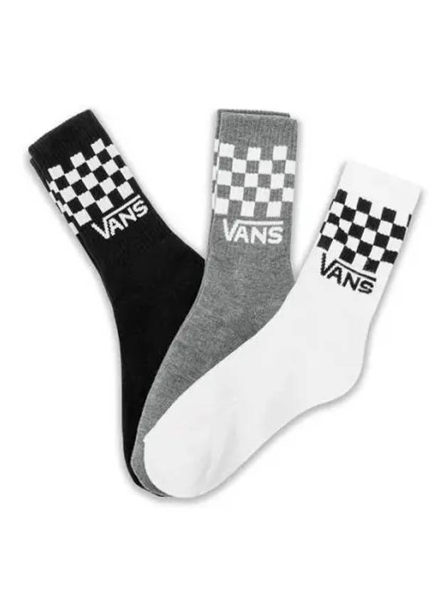 Official Classic Check Crew Socks VN000F0WY281 - VANS - BALAAN 1