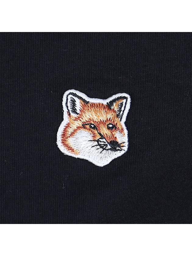 Fox Head Patch Regular Short Sleeve T-Shirt Black - MAISON KITSUNE - BALAAN 6