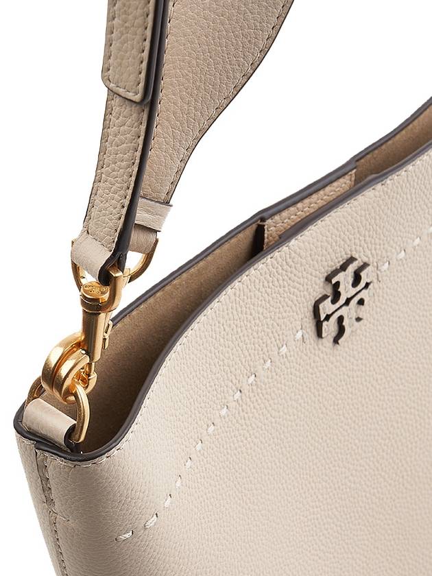 McGraw Logo Bucket Bag Beige - TORY BURCH - BALAAN 9