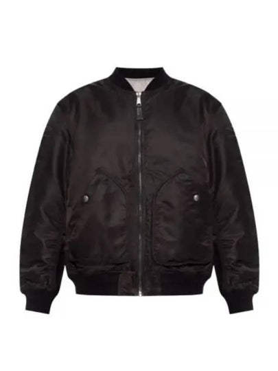 J-Mattan Reversible Bomber Jacket Black - DIESEL - BALAAN 2