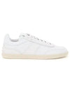 Men's Tabs Leather Low Top Sneakers White - TOD'S - BALAAN 2