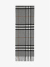 Giant Check Cashmere Scarf Grey - BURBERRY - BALAAN 2