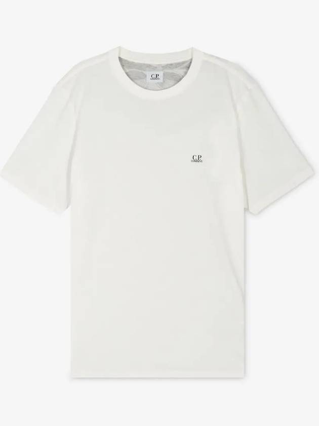 30/1 Jersey Goggle Short Sleeve T-Shirt White - CP COMPANY - BALAAN 3